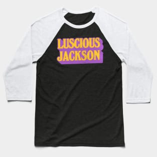 Luscious Jackson // 90s Style Fan Design Baseball T-Shirt